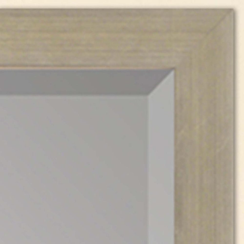 51" Silver Wood Accent Mirror — view 3