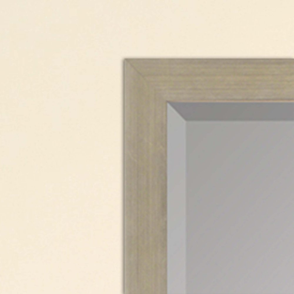51" Silver Wood Accent Mirror — view 4