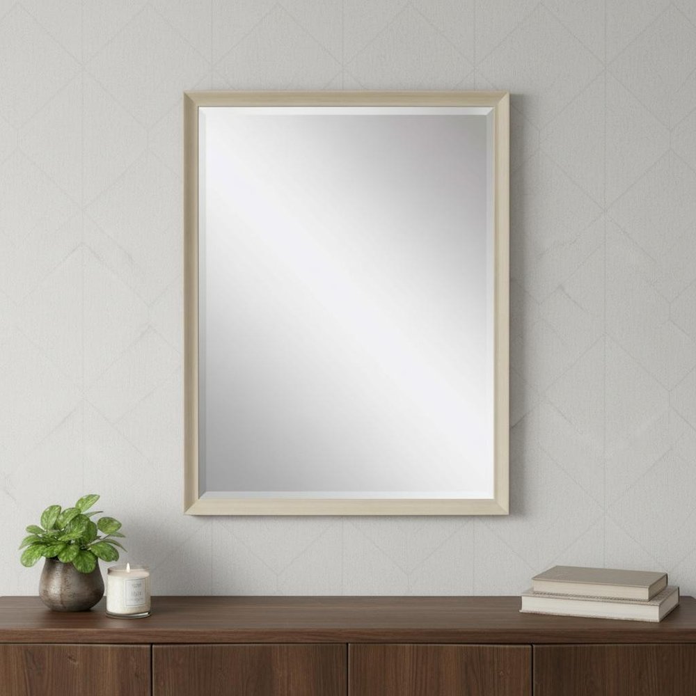 51" Silver Wood Accent Mirror — view 6