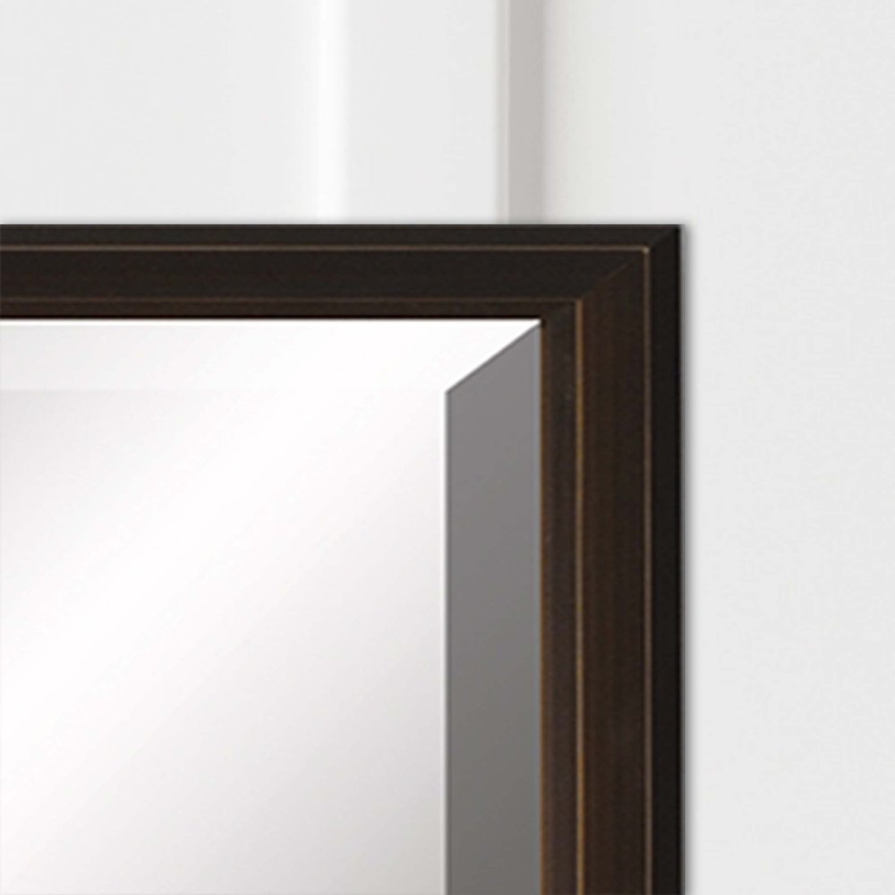 31" Bronze Wood Accent Mirror — view 1