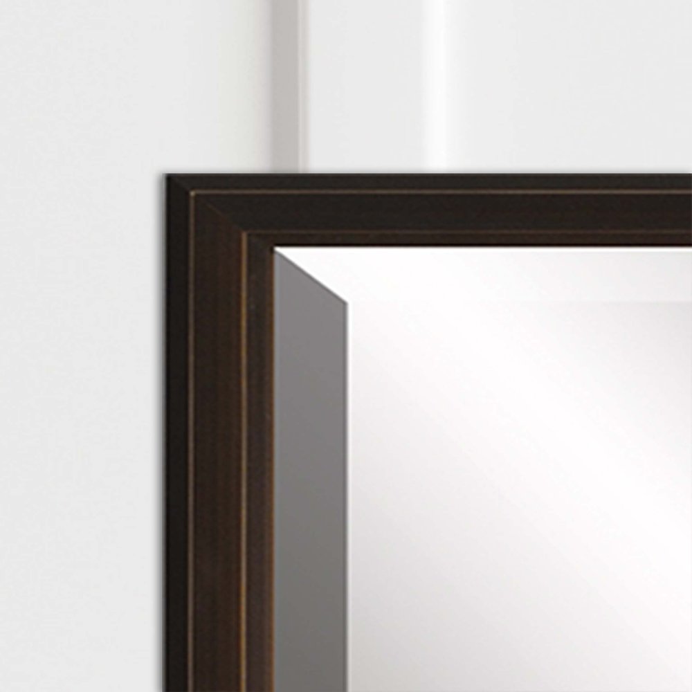 31" Bronze Wood Accent Mirror — view 4
