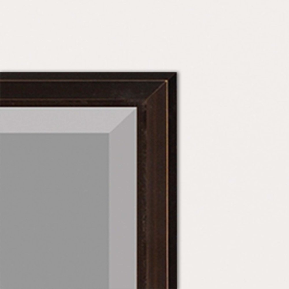 39" Bronze Wood Accent Mirror — view 1
