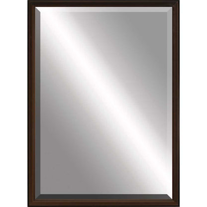 39" Bronze Wood Accent Mirror