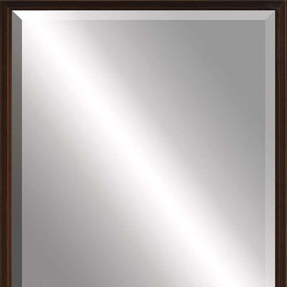 39" Bronze Wood Accent Mirror