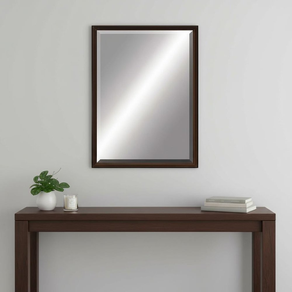 39" Bronze Wood Accent Mirror — view 4