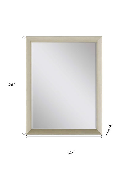 39" Silver Accent Mirror