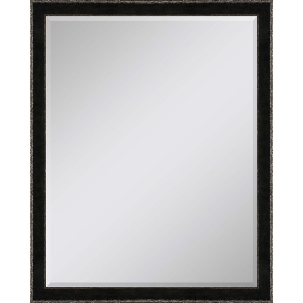 52" Dark Brown Wood Accent Mirror — view 1