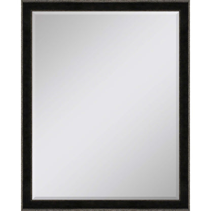 52" Dark Brown Wood Accent Mirror