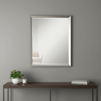 40" Silver Framed Accent Mirror