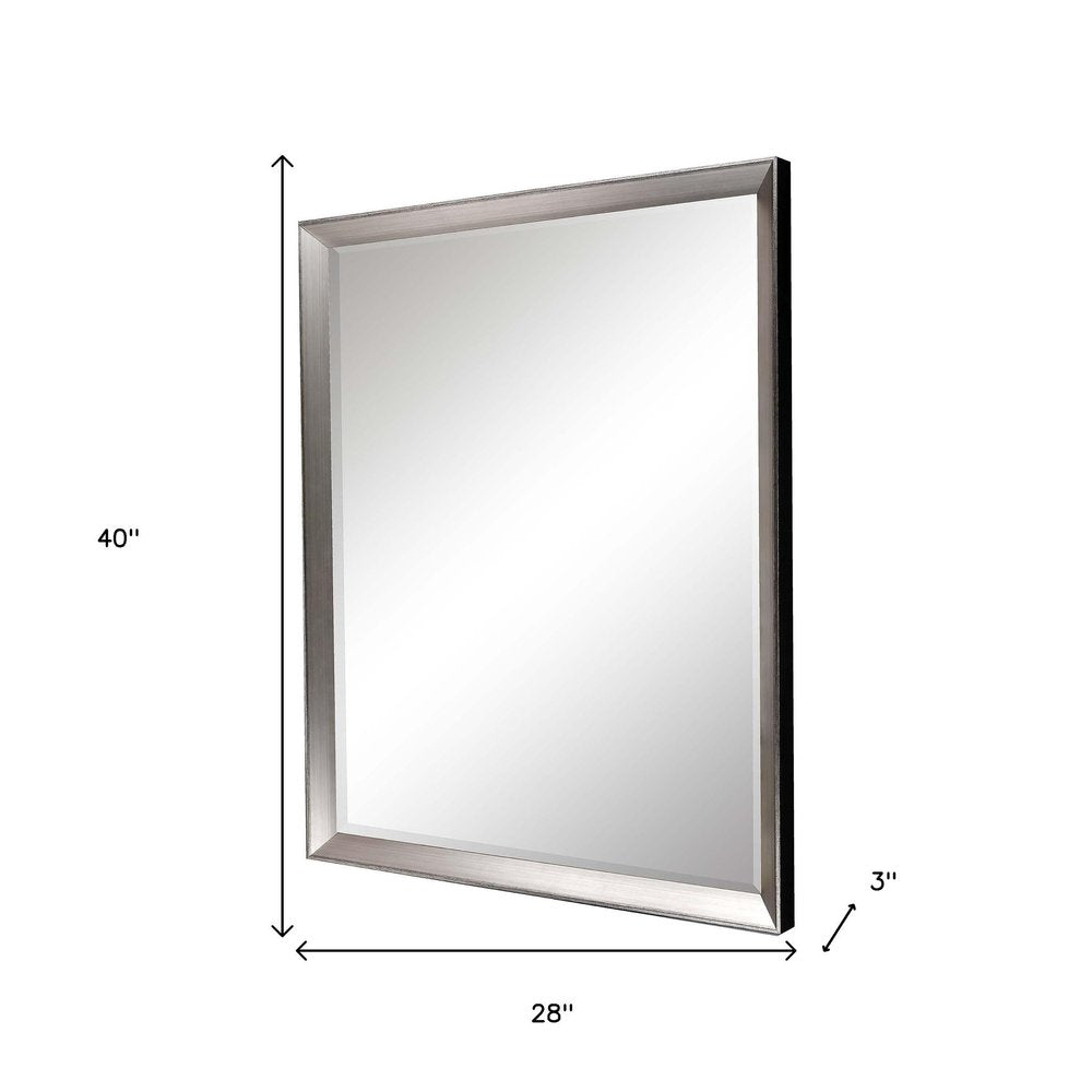 40" Silver Framed Accent Mirror — view 6
