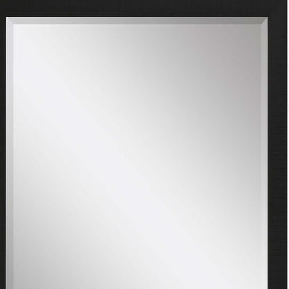 39" Black Framed Accent Mirror