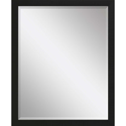 43" Black Framed Accent Mirror