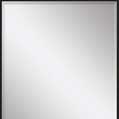 43" Black Framed Accent Mirror