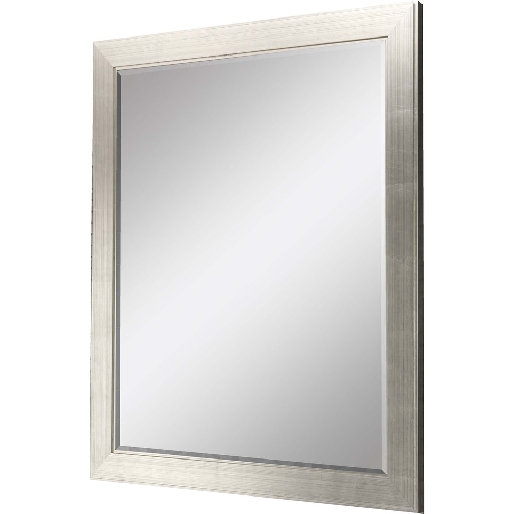 41" Silver Solid Wood Framed Accent Mirror — view 2