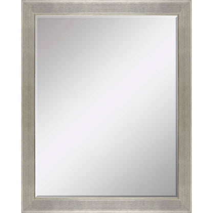 53" Silver Solid Wood Framed Accent Mirror