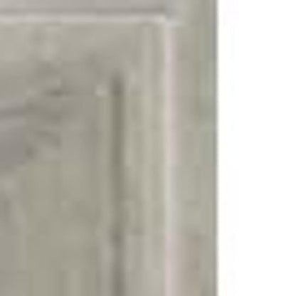 53" Silver Solid Wood Framed Accent Mirror