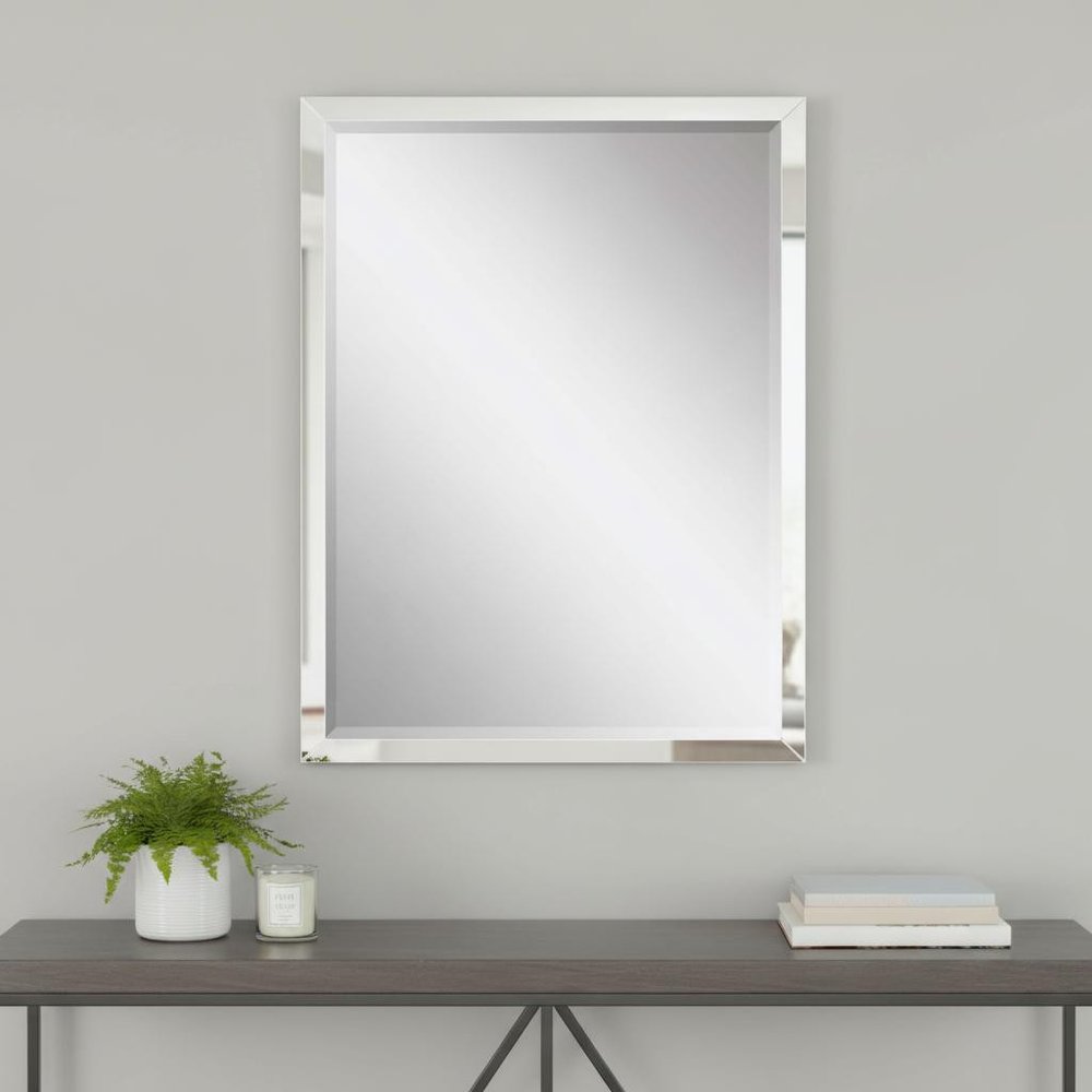 50" White Solid Wood Framed Accent Mirror — view 6