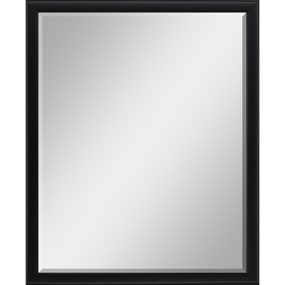 42" Black Solid Wood Framed Accent Mirror — view 2