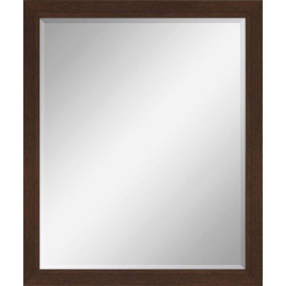 31" Dark Brown Framed Accent Mirror — view 4