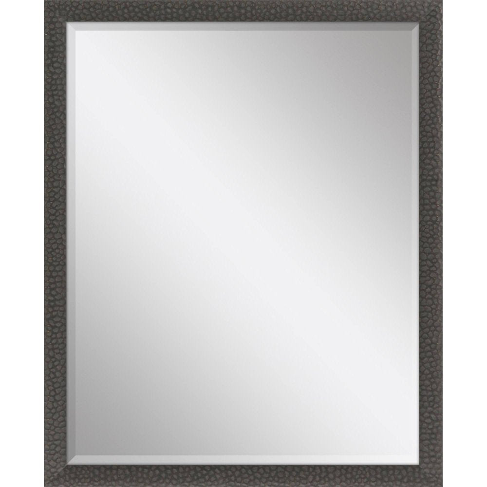 43" Dark Brown Solid Wood Framed Accent Mirror — view 1