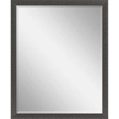 43" Dark Brown Solid Wood Framed Accent Mirror
