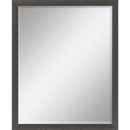 43" Dark Brown Solid Wood Framed Accent Mirror