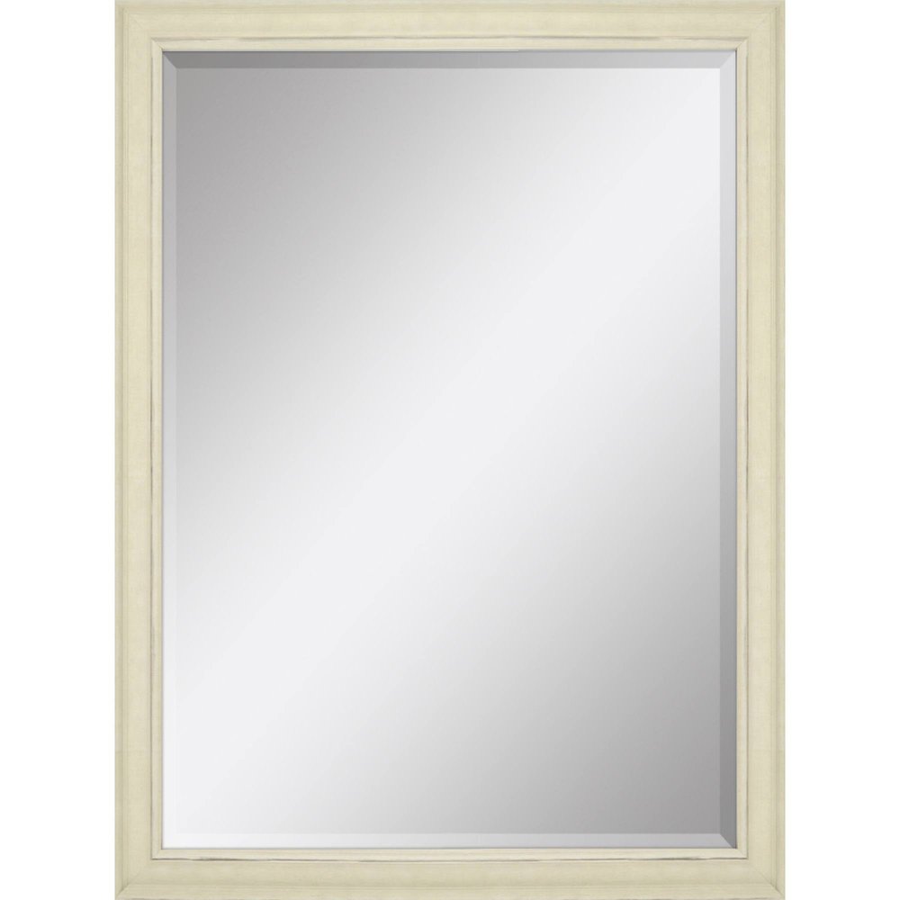 40" White Solid Wood Framed Accent Mirror — view 4