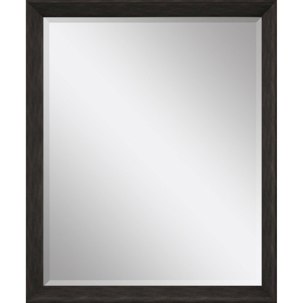 32" Dark Brown Framed Accent Mirror — view 1