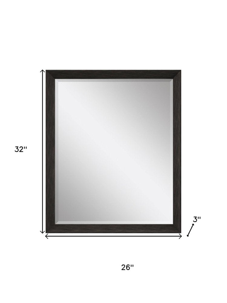 32" Dark Brown Framed Accent Mirror — view 5