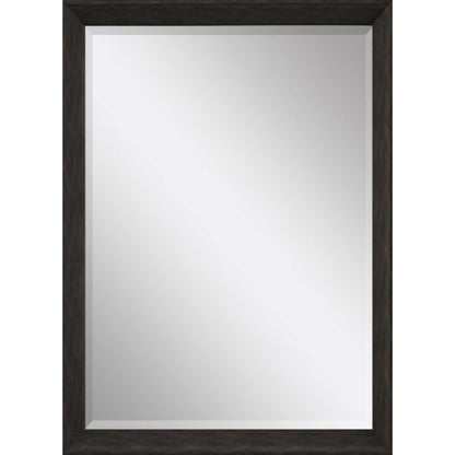 40" Dark Brown Framed Accent Mirror