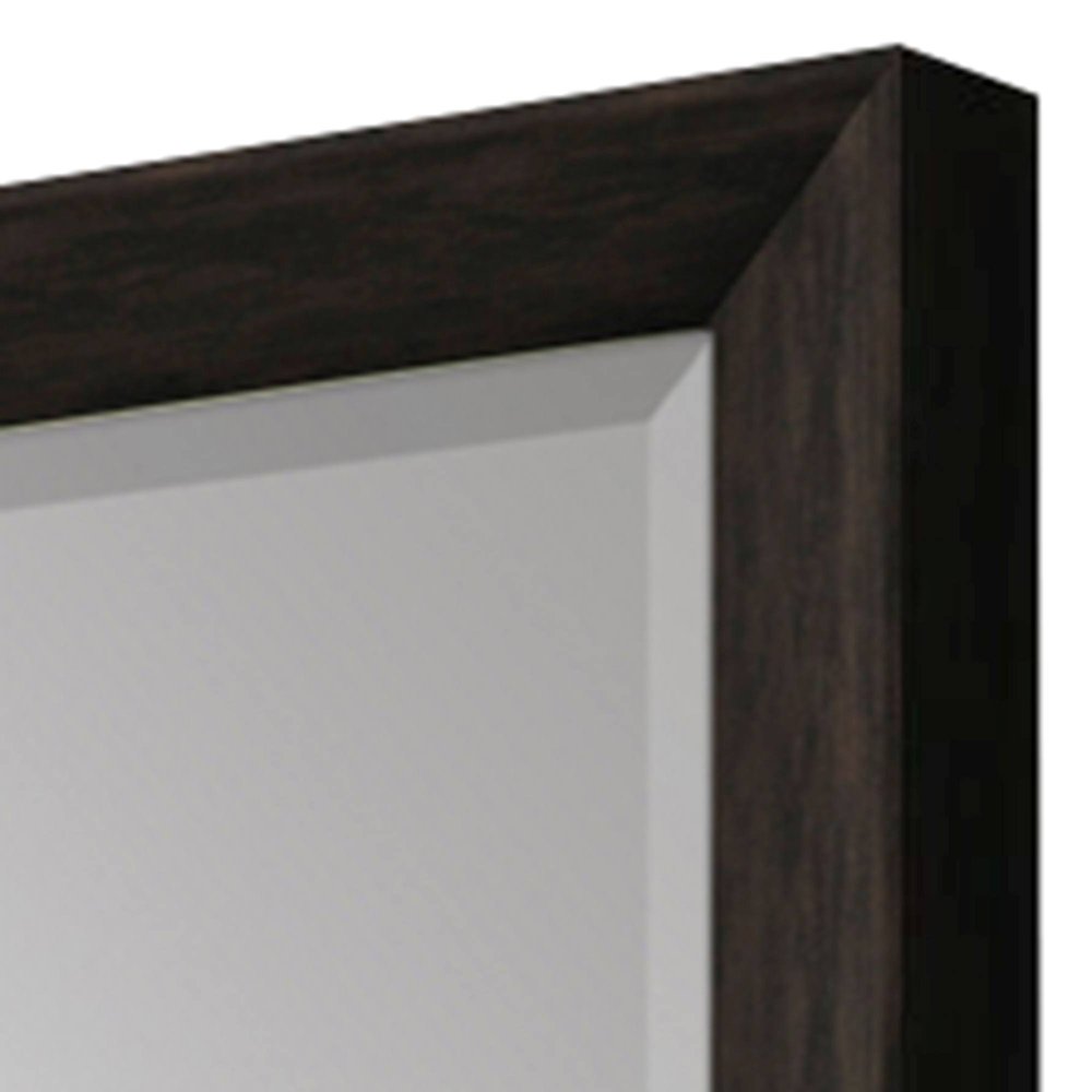 40" Dark Brown Framed Accent Mirror — view 3