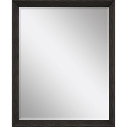 44" Dark Brown Framed Accent Mirror