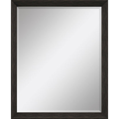 44" Dark Brown Framed Accent Mirror