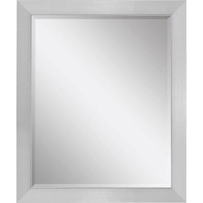 34" Silver Framed Accent Mirror