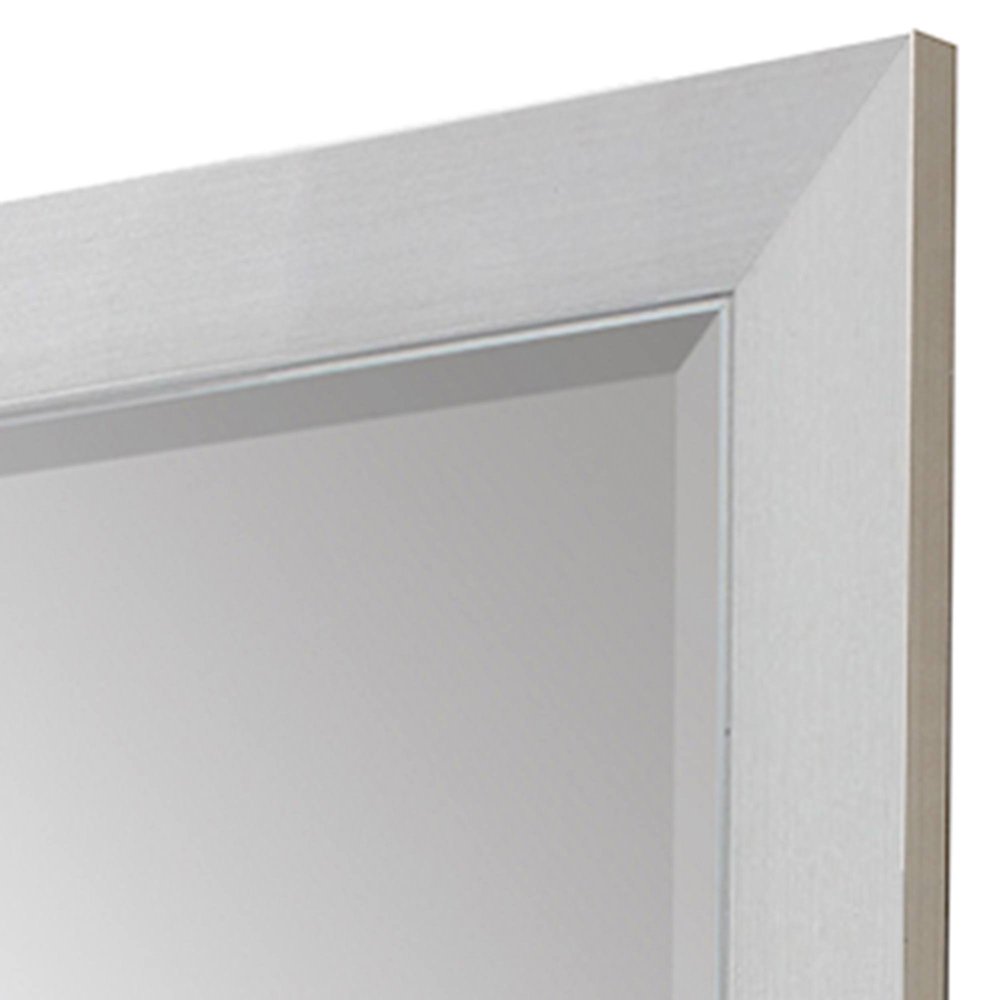 34" Silver Framed Accent Mirror — view 3