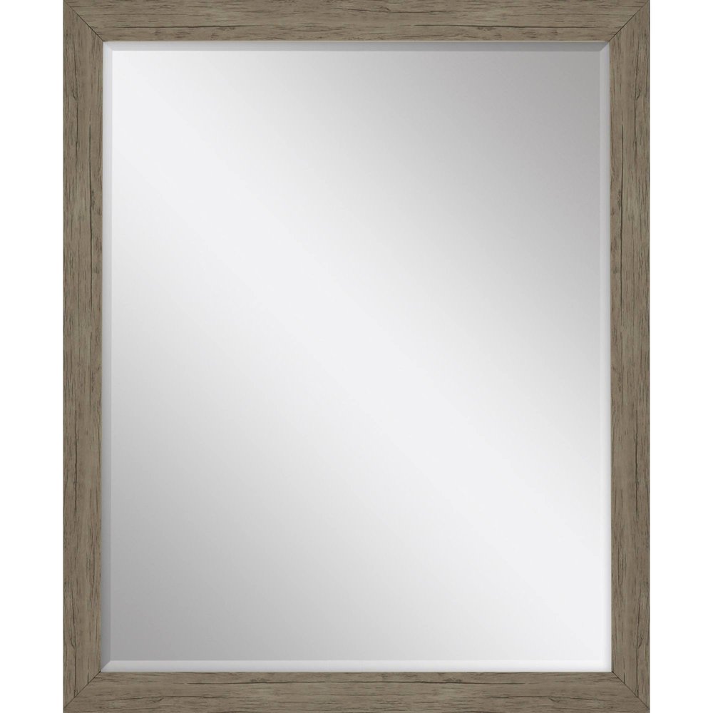 31" Light Brown Framed Accent Mirror — view 1