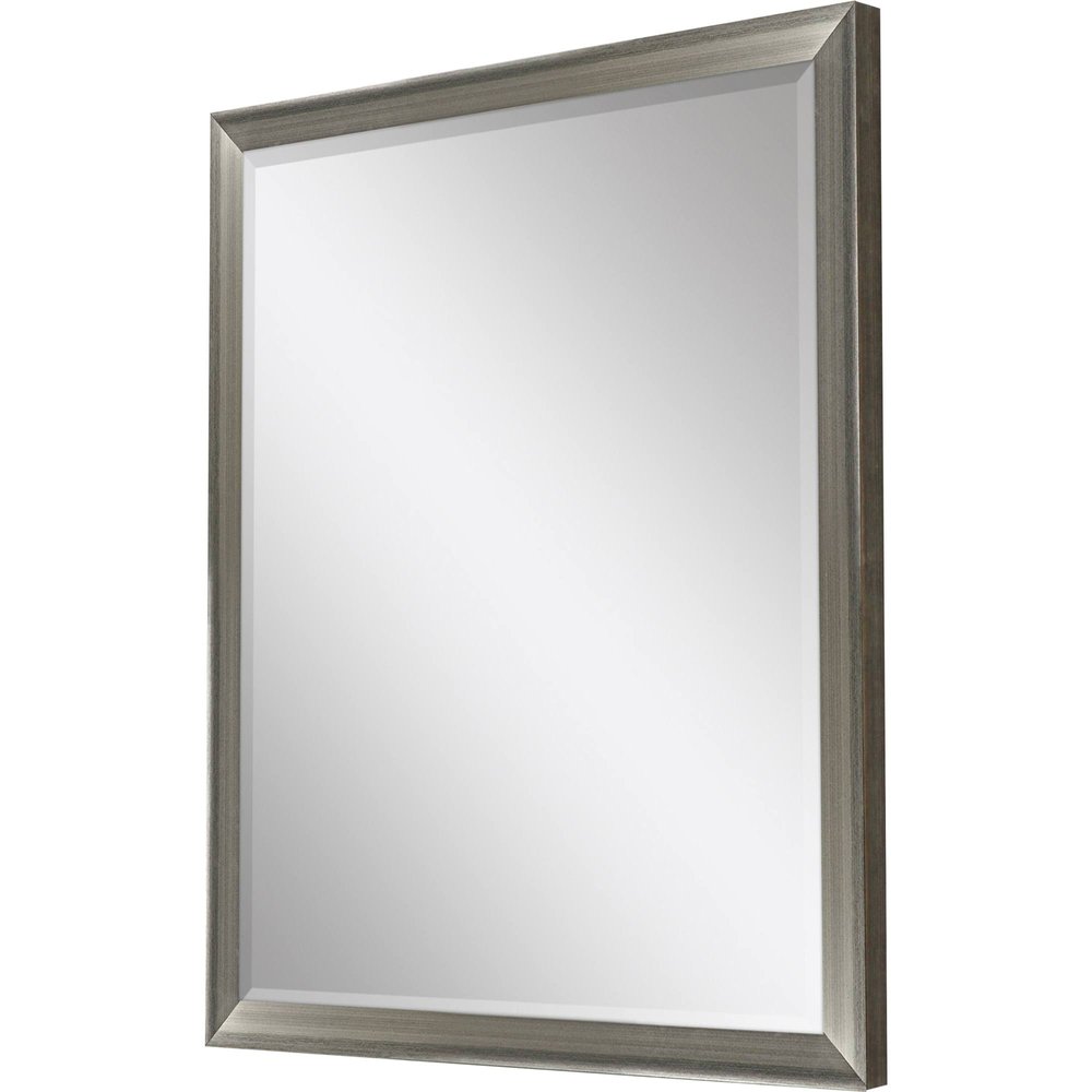 44" White Framed Accent Mirror — view 3
