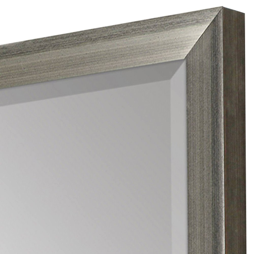 44" White Framed Accent Mirror — view 4