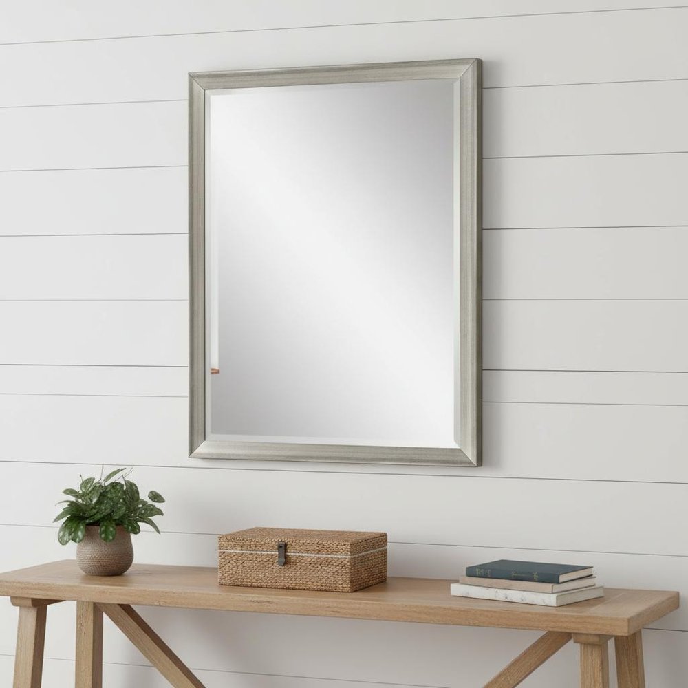 44" White Framed Accent Mirror — view 6