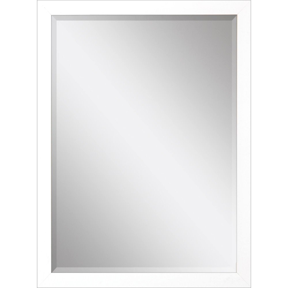 39" White Accent Mirror — view 1