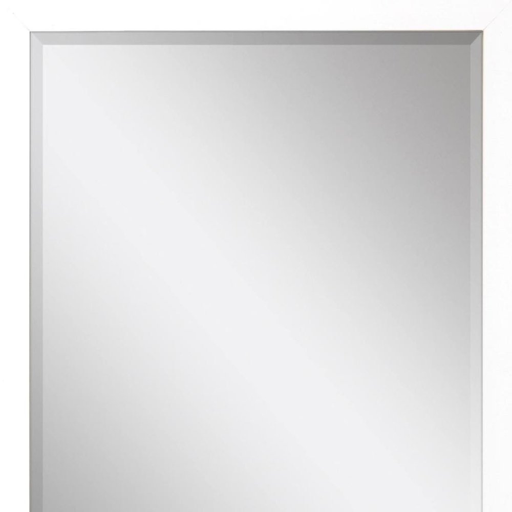 39" White Accent Mirror — view 4
