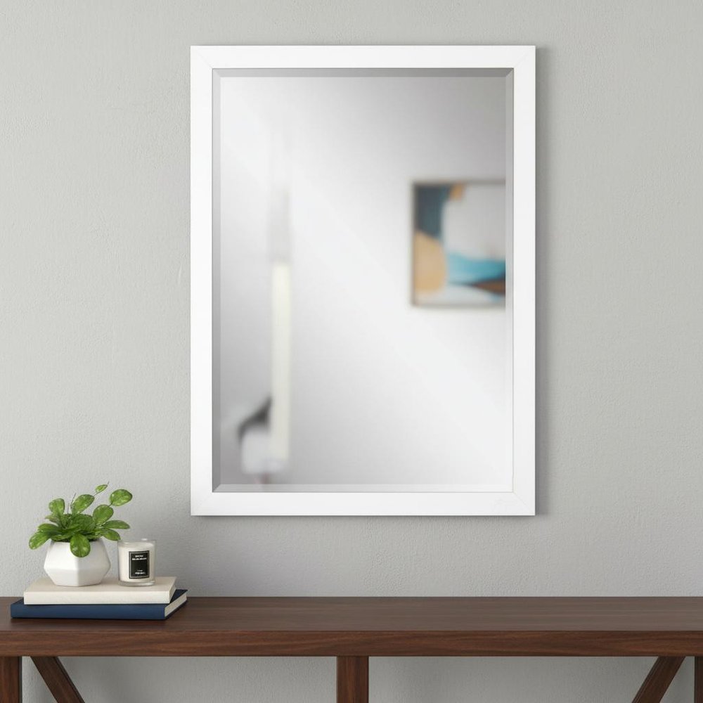 39" White Accent Mirror — view 7