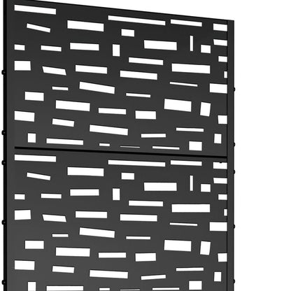 72" X 35" Black Metal Rectangular Planter Box HomeRoots