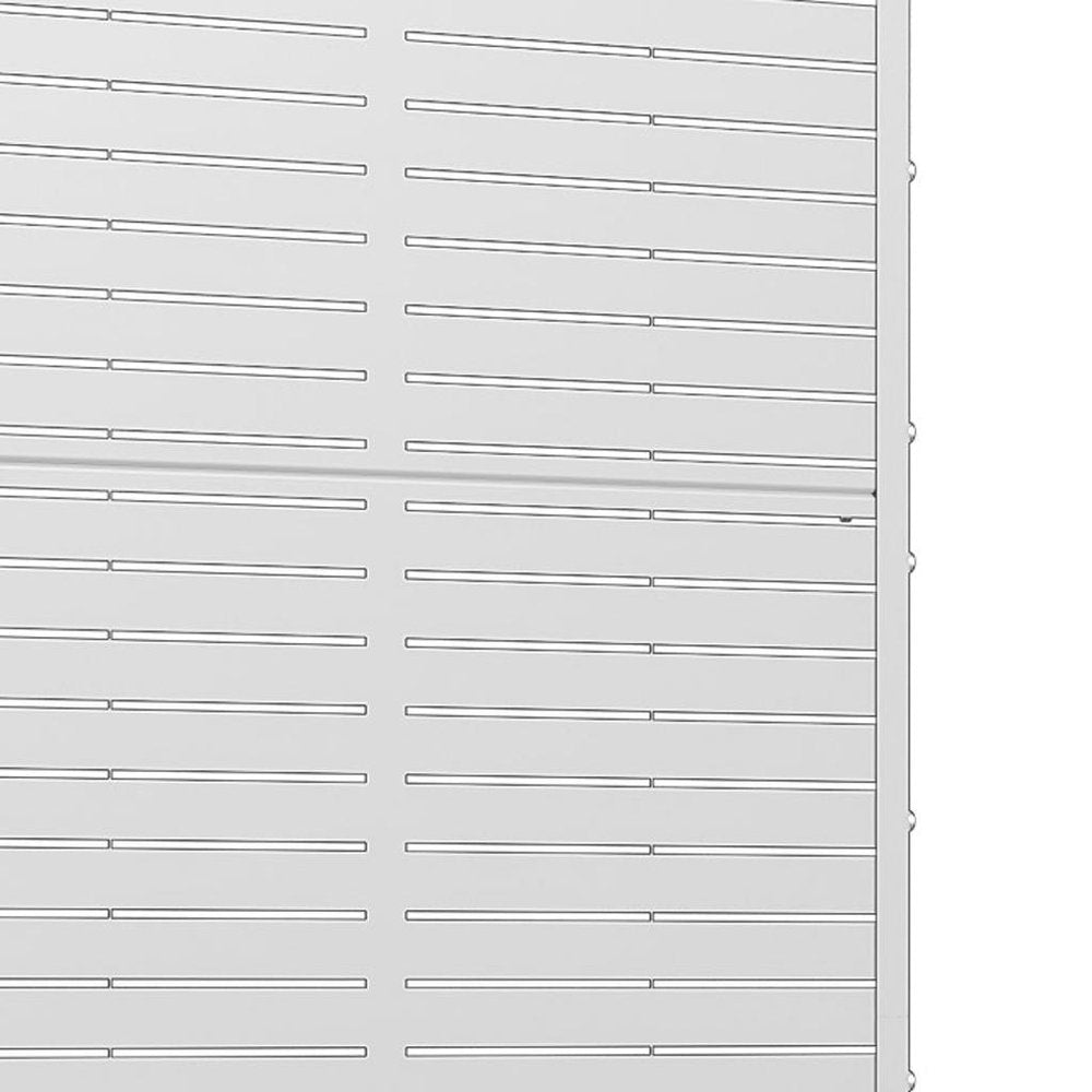 73" X 35" White Metal Rectangular Planter Box HomeRoots