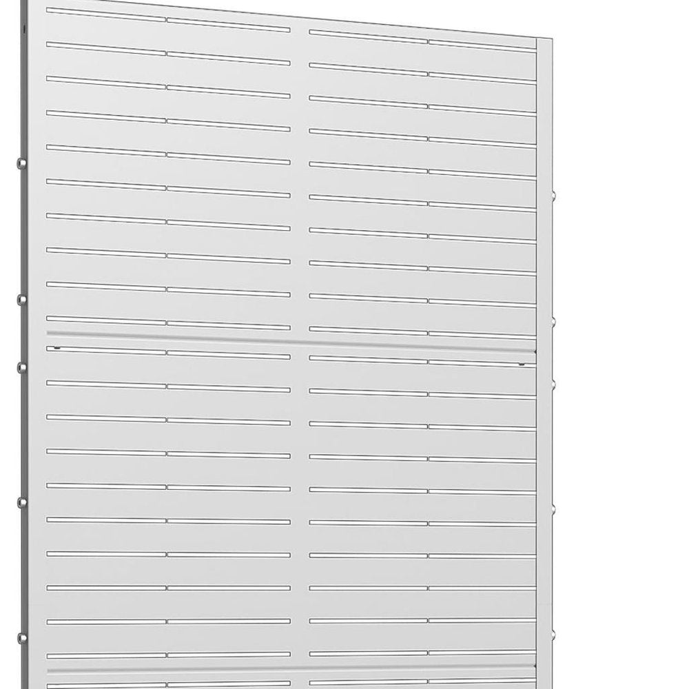 73" X 35" White Metal Rectangular Planter Box HomeRoots