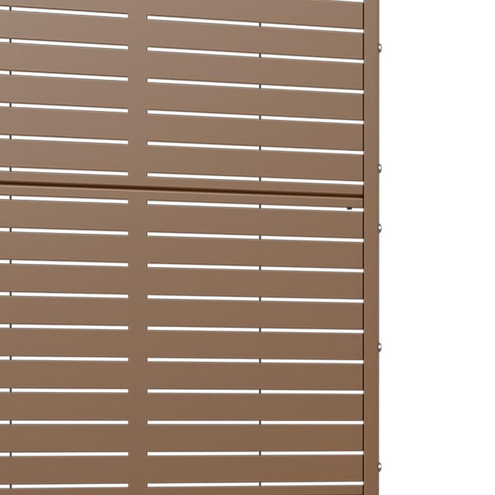 73" X 35" Brown Metal Rectangular Planter Box — view 5