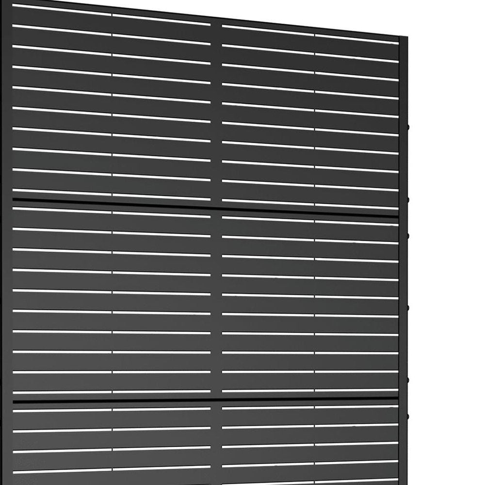 72" X 35" Black Metal Rectangular Planter Box HomeRoots
