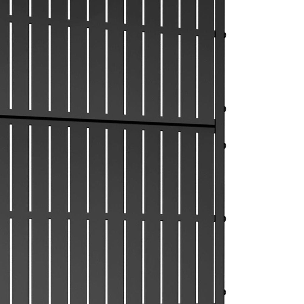 72" X 35" Black Metal Rectangular Planter Box HomeRoots