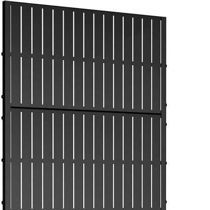 72" X 35" Black Metal Rectangular Planter Box HomeRoots