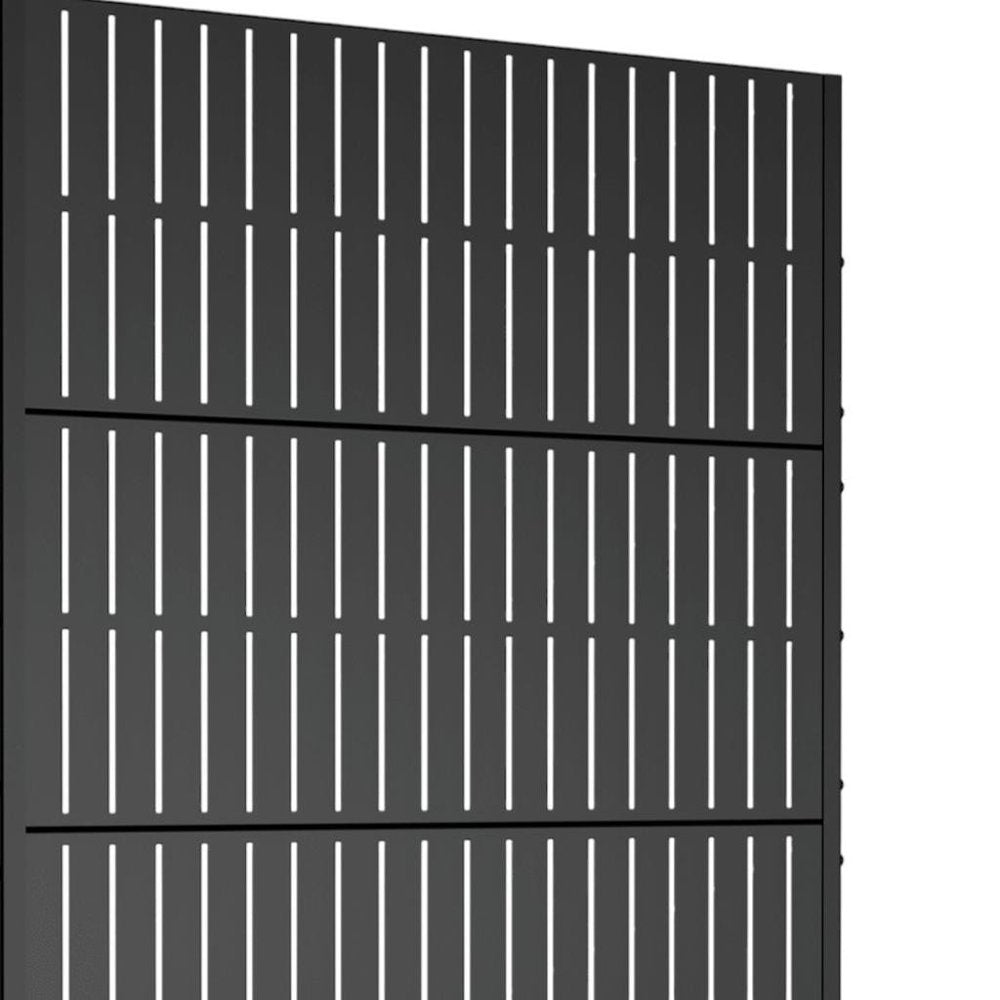 72" X 47" Black Metal Rectangular Planter Box HomeRoots